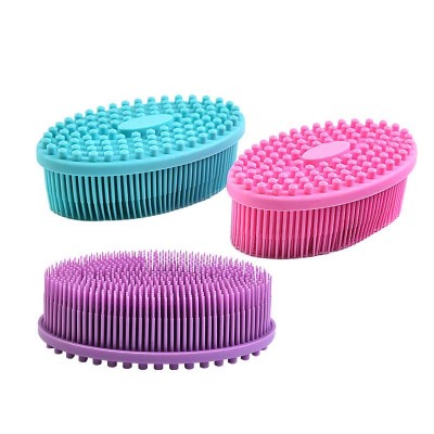 Exfoliating Silicone Body Scrubber Easy to Clean Lathers Eco Friendly Long Lasting And More Hygienic Than Traditional Loofah