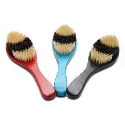 Private Label new design custom multi-color bristle wave hair brush