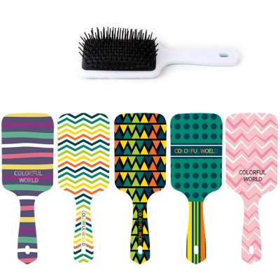 Customize Logo Hair Brush Air Cushion Detangling Massage ABS Hair Brush